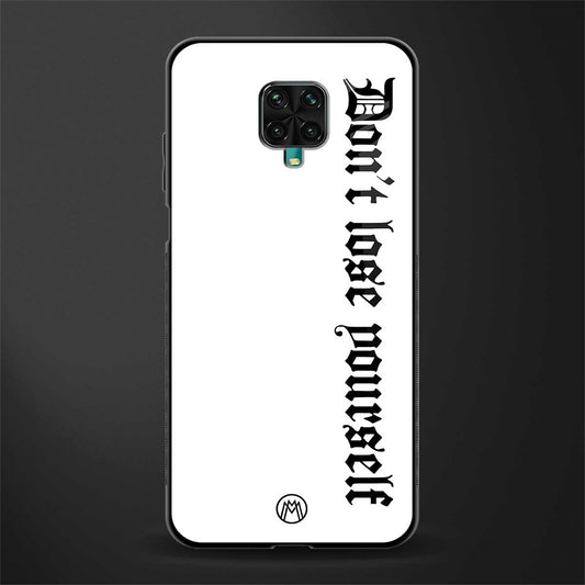 don't lose yourself glass case for redmi note 9 pro image