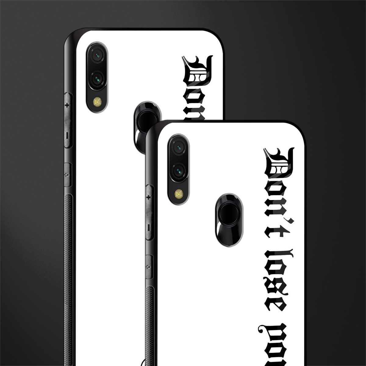 don't lose yourself glass case for redmi note 7 image-2