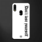 don't lose yourself glass case for redmi note 7 image