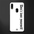 don't lose yourself glass case for redmi note 7 pro image