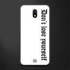 don't lose yourself glass case for redmi 8a image