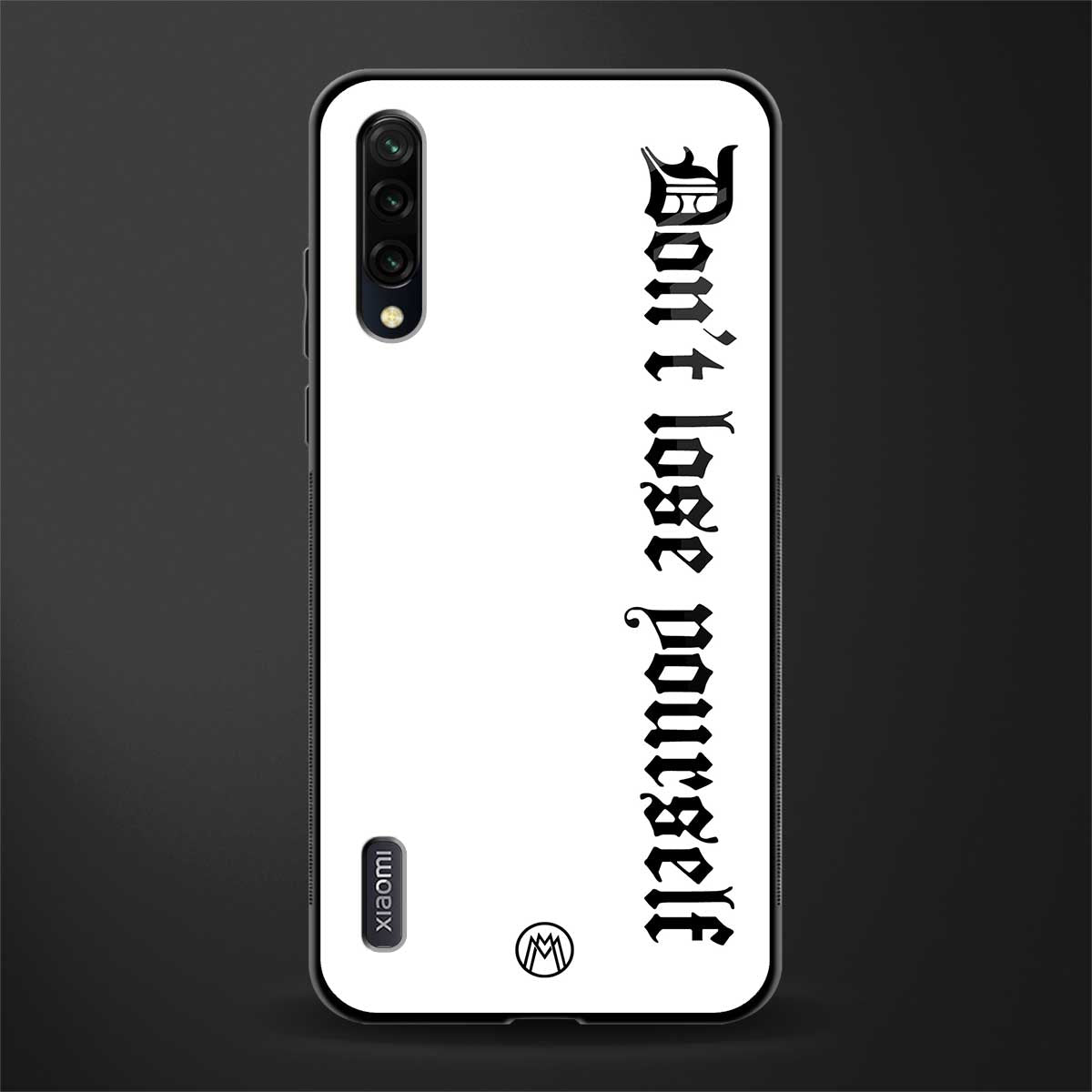 don't lose yourself glass case for mi a3 redmi a3 image