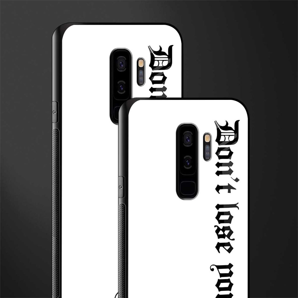 don't lose yourself glass case for samsung galaxy s9 plus image-2