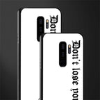don't lose yourself glass case for samsung galaxy s9 plus image-2