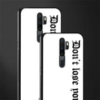 don't lose yourself glass case for oppo a9 2020 image-2