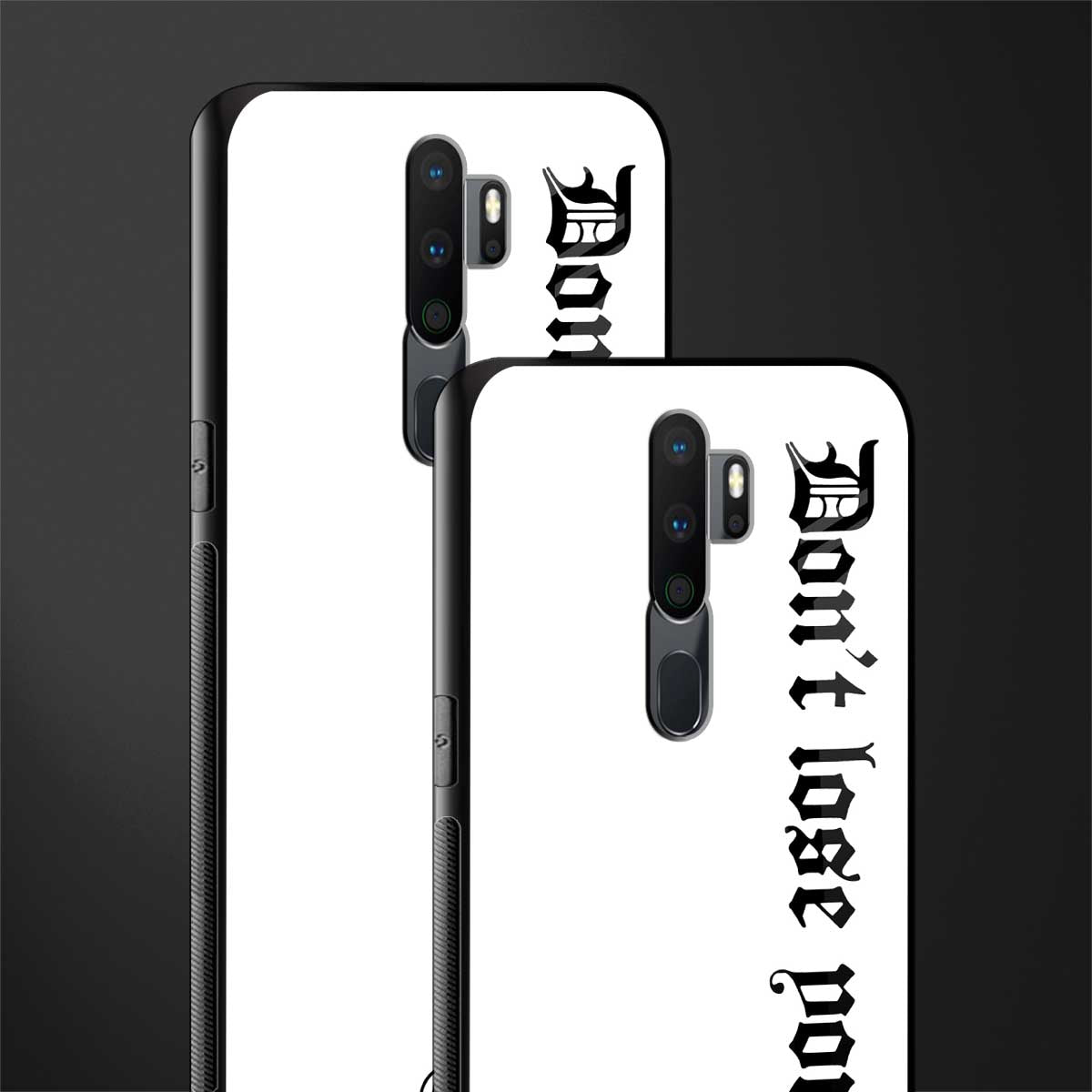 don't lose yourself glass case for oppo a9 2020 image-2