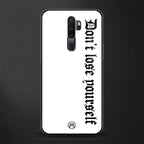 don't lose yourself glass case for oppo a5 2020 image