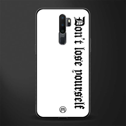 don't lose yourself glass case for oppo a5 2020 image
