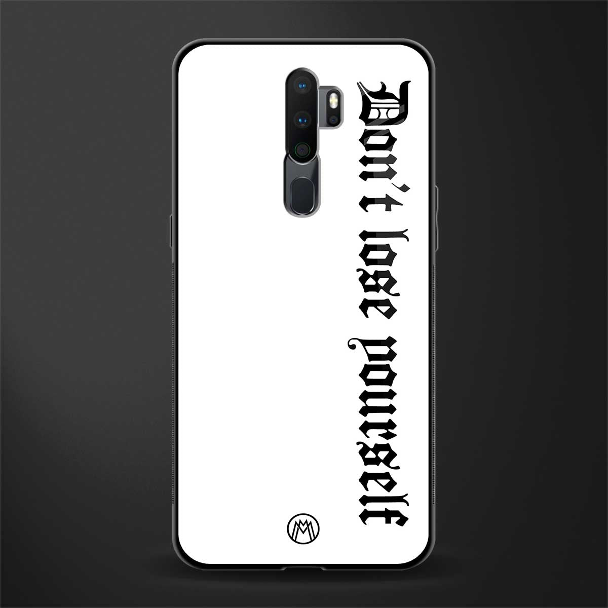 don't lose yourself glass case for oppo a9 2020 image