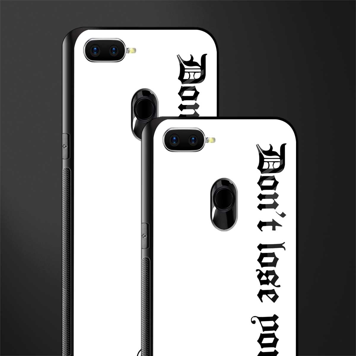 don't lose yourself glass case for oppo a12 image-2