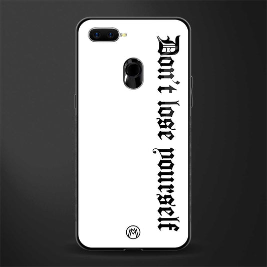 don't lose yourself glass case for oppo a5s image