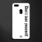 don't lose yourself glass case for oppo a7 image