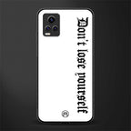 don't lose yourself back phone cover | glass case for vivo y73
