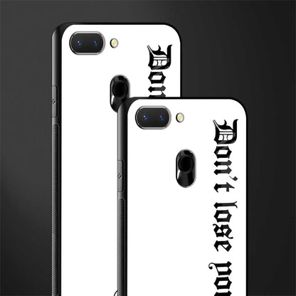 don't lose yourself glass case for oppo a5 image-2