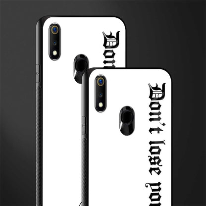 don't lose yourself glass case for realme 3 pro image-2