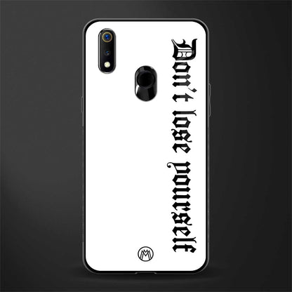 don't lose yourself glass case for realme 3 pro image