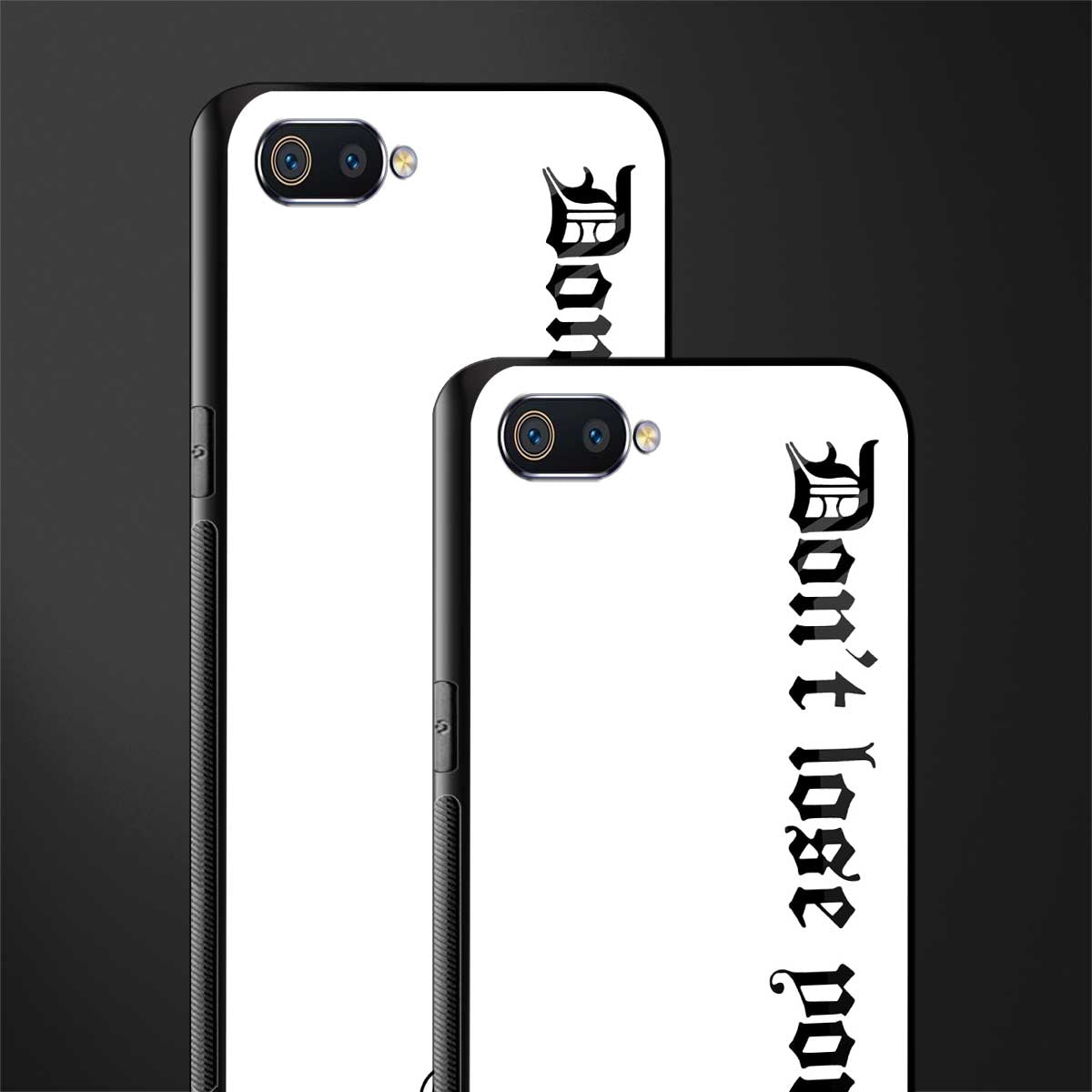 don't lose yourself glass case for realme c2 image-2