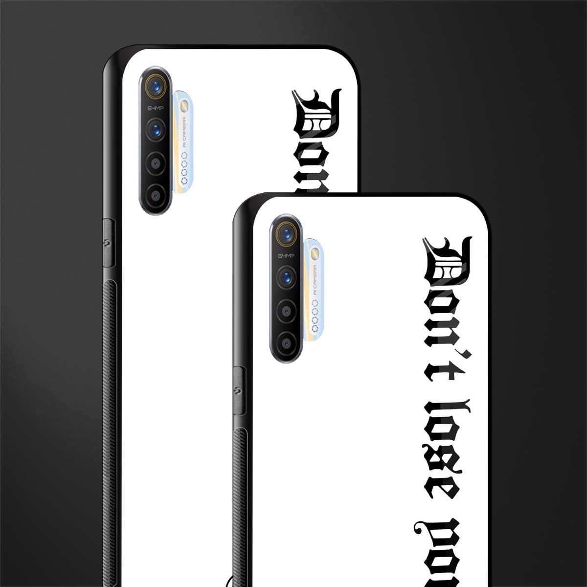 don't lose yourself glass case for realme xt image-2