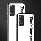 don't lose yourself glass case for vivo v19 image-2