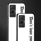 don't lose yourself glass case for vivo x70 pro image-2