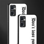 don't lose yourself glass case for oppo reno7 5g image-2