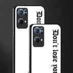 don't lose yourself glass case for oppo reno7 pro 5g image-2