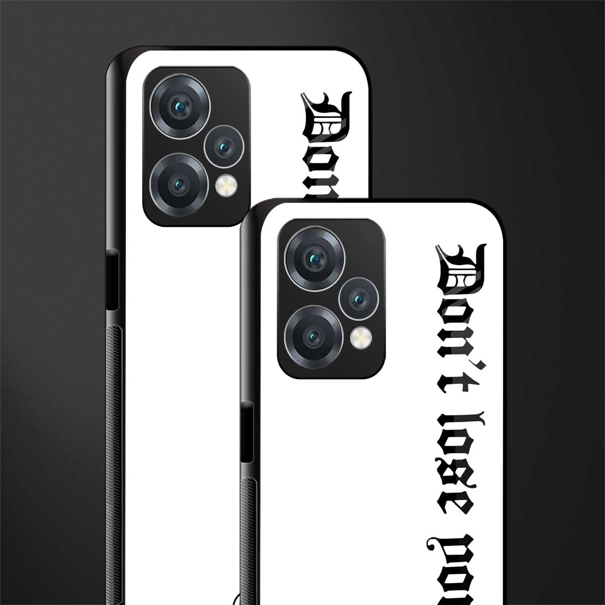don't lose yourself back phone cover | glass case for realme 9 pro 5g