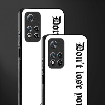 don't lose yourself glass case for poco m4 pro 5g image-2