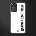 don't lose yourself glass case for poco m4 pro 5g image