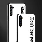 don't lose yourself glass case for realme x50 pro image-2