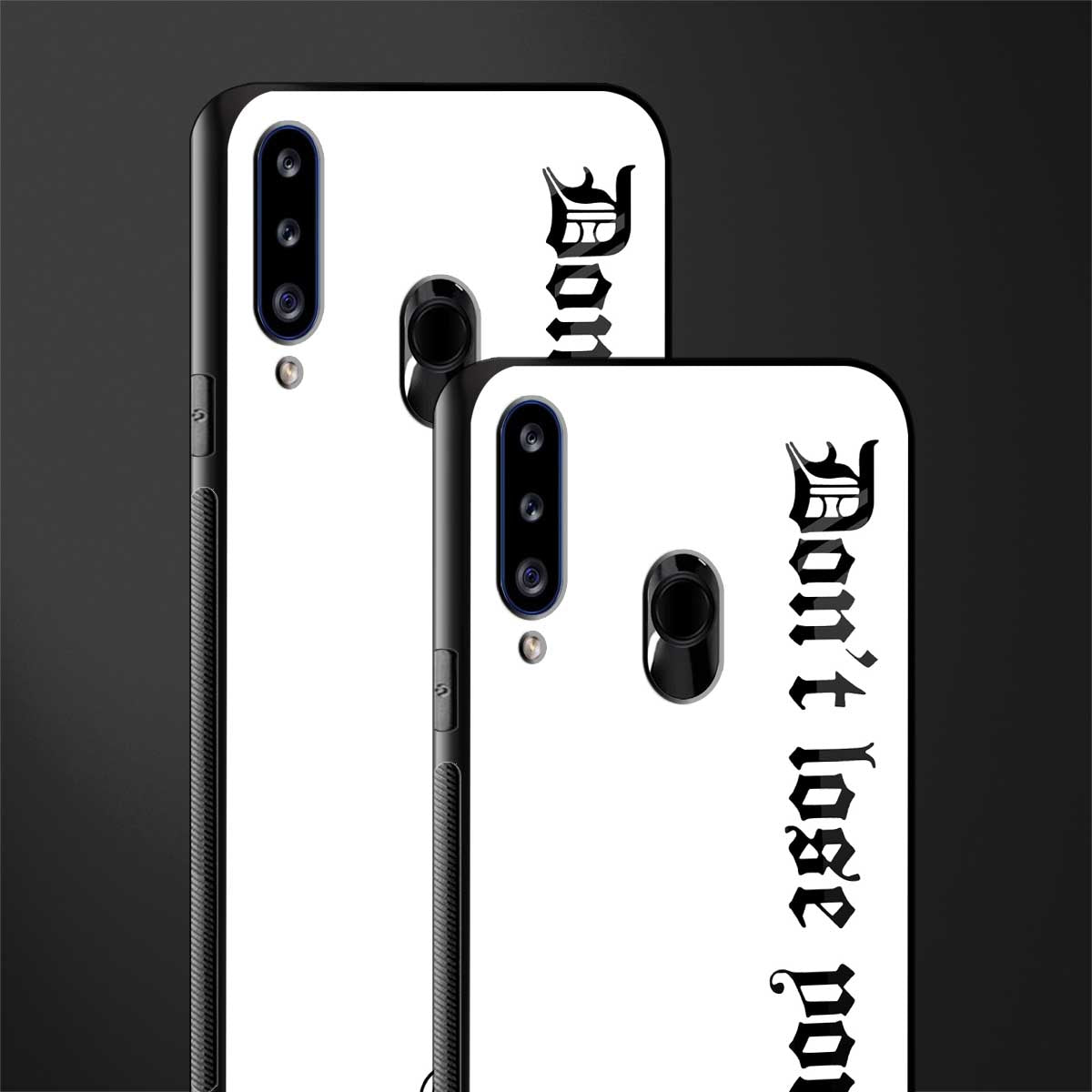 don't lose yourself glass case for samsung galaxy a20s image-2
