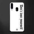 don't lose yourself glass case for samsung galaxy a20s image
