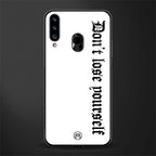 don't lose yourself glass case for samsung galaxy a20s image