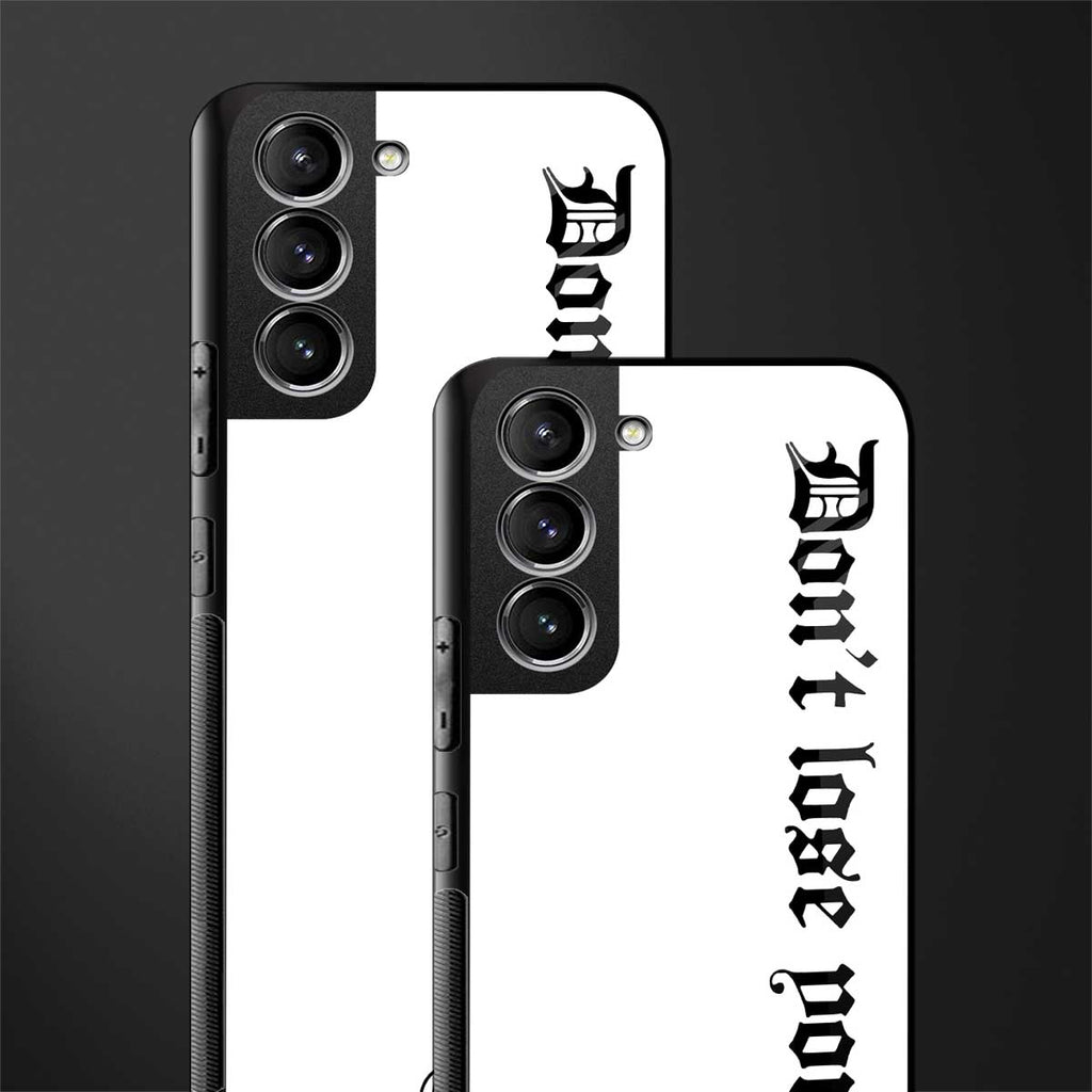 don't lose yourself glass case for samsung galaxy s21 fe 5g image-2