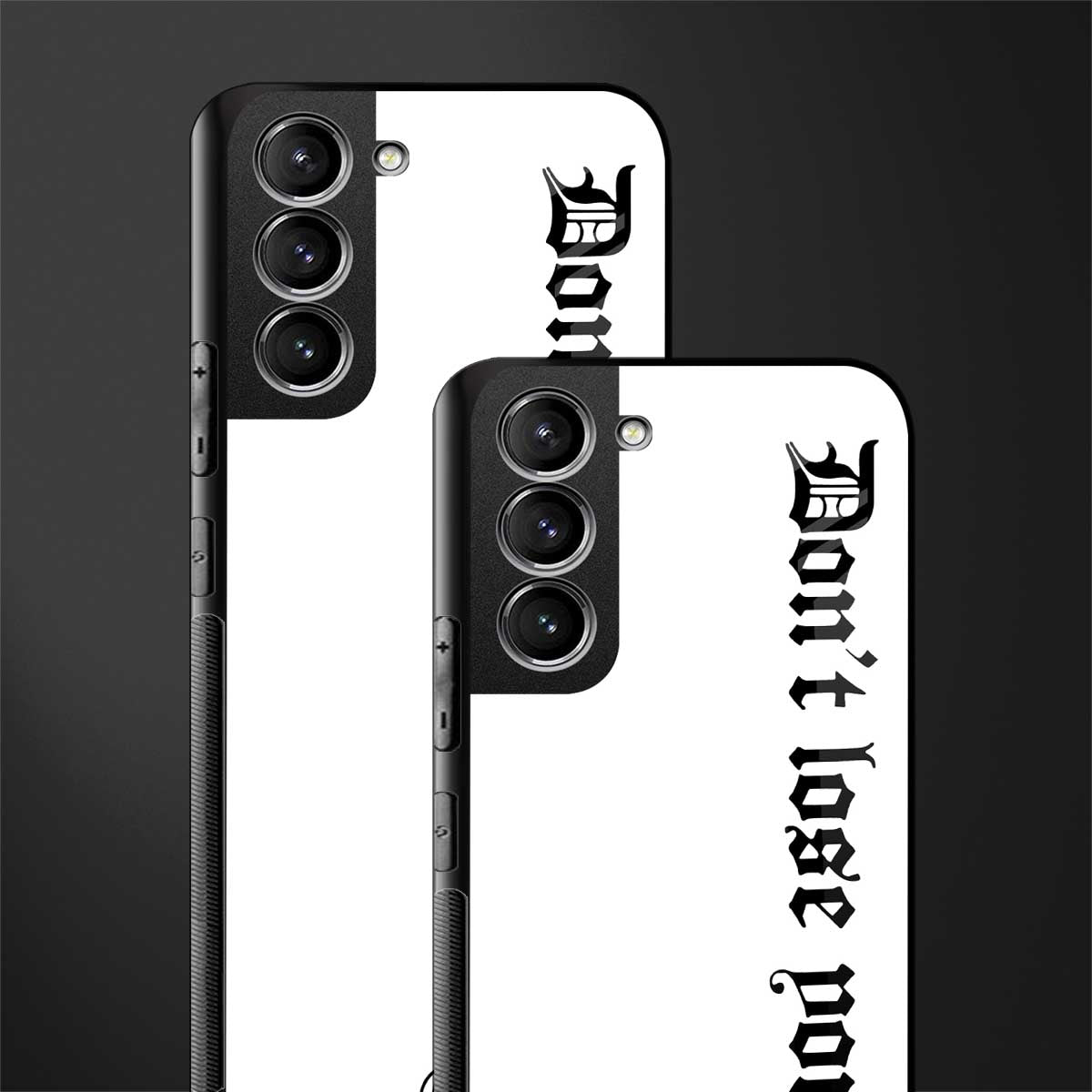 don't lose yourself glass case for samsung galaxy s21 fe 5g image-2