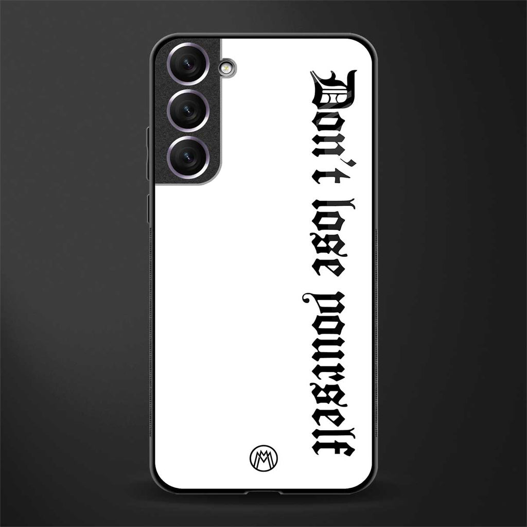 don't lose yourself glass case for samsung galaxy s21 fe 5g image