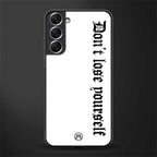 don't lose yourself glass case for samsung galaxy s21 fe 5g image