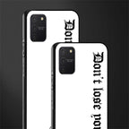 don't lose yourself glass case for samsung galaxy s10 lite image-2
