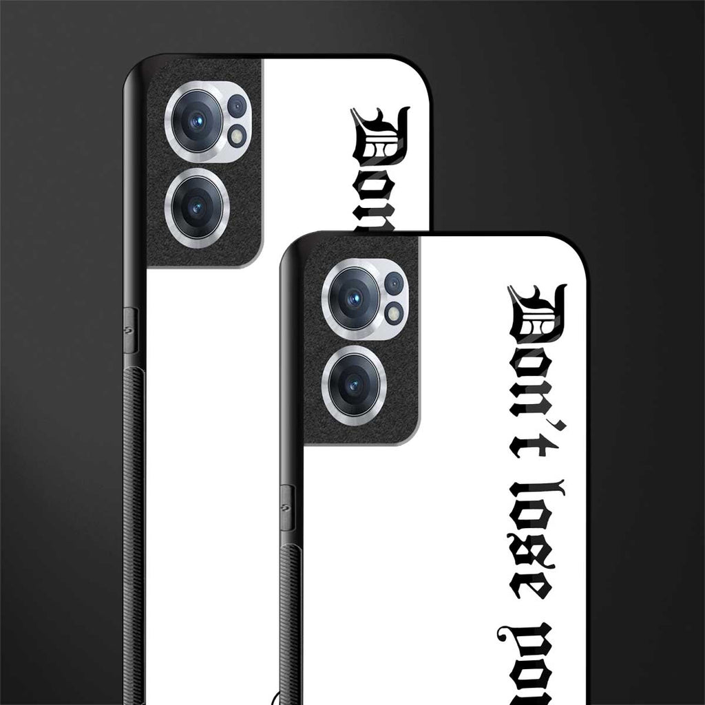 don't lose yourself glass case for oneplus nord ce 2 5g image-2