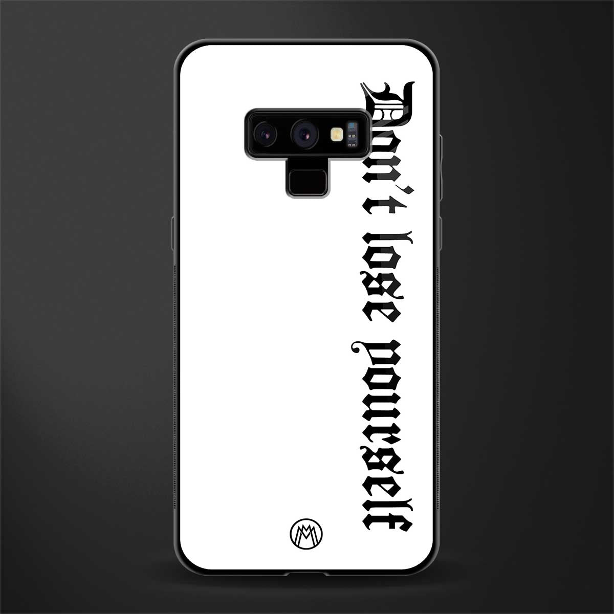 don't lose yourself glass case for samsung galaxy note 9 image