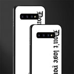 don't lose yourself glass case for samsung galaxy s10 image-2