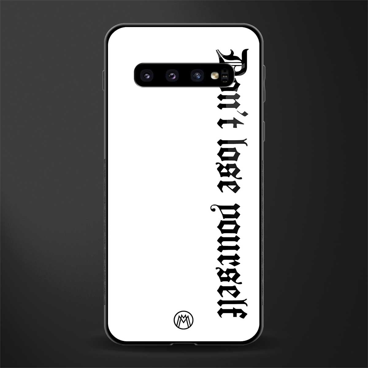don't lose yourself glass case for samsung galaxy s10 plus image