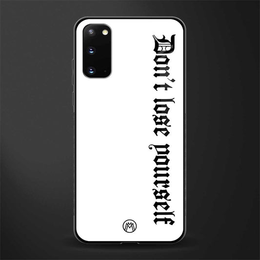 don't lose yourself glass case for samsung galaxy s20 image