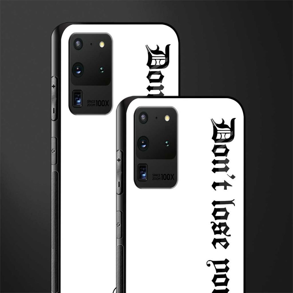 don't lose yourself glass case for samsung galaxy s20 ultra image-2