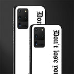 don't lose yourself glass case for samsung galaxy s20 ultra image-2