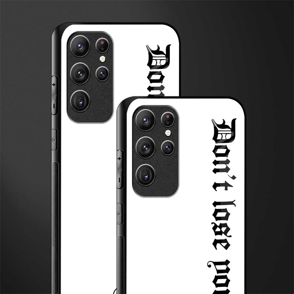 don't lose yourself glass case for samsung galaxy s22 ultra 5g image-2
