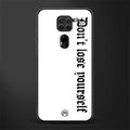 don't lose yourself glass case for redmi note 9 image