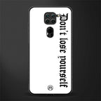 don't lose yourself glass case for redmi note 9 image