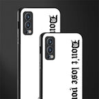 don't lose yourself glass case for oneplus nord 2 5g image-2