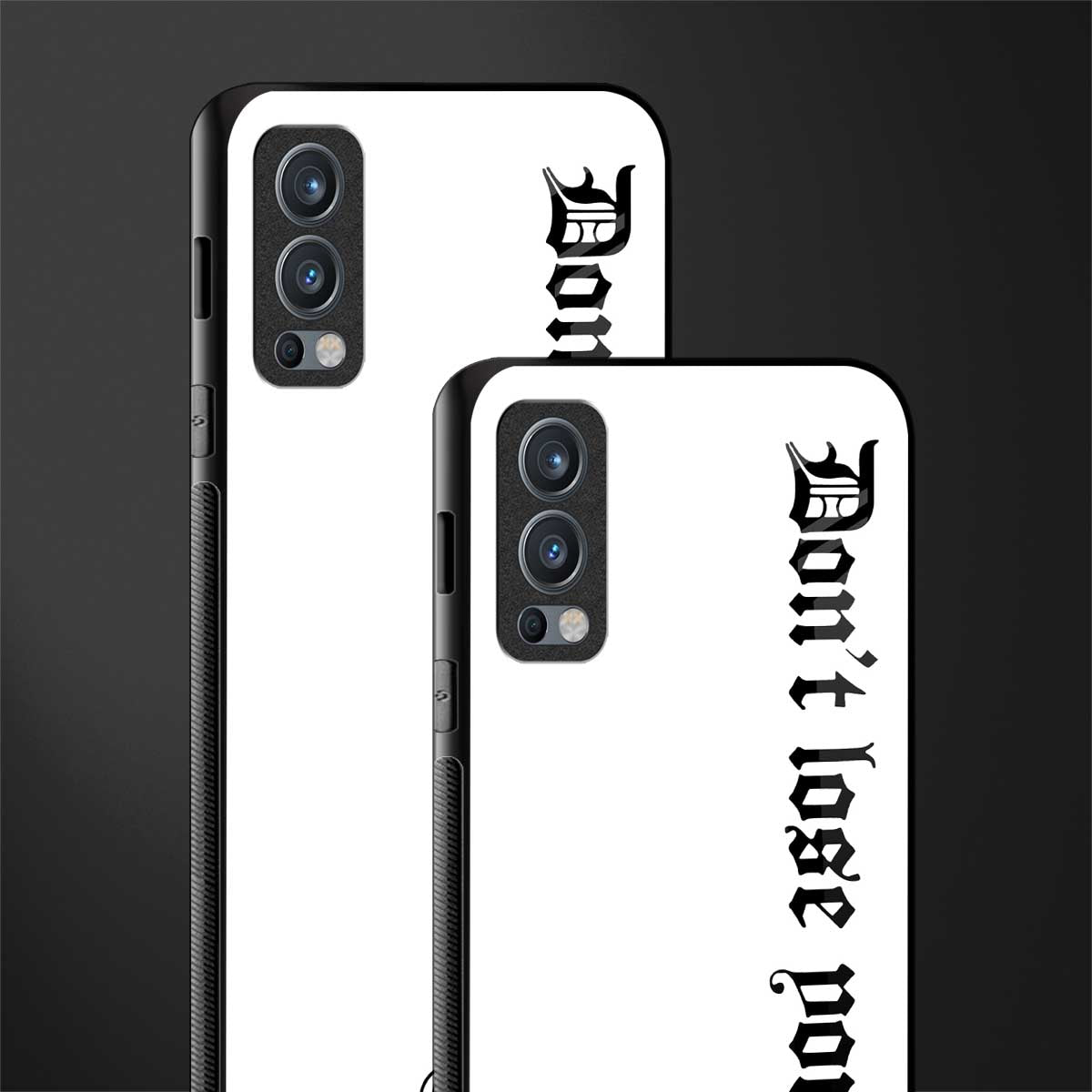 don't lose yourself glass case for oneplus nord 2 5g image-2